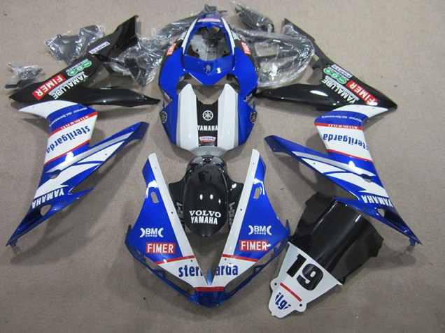 Carenado Yamaha R1 2004-2006 - Azul Blanco Volvo Sterilgarda 19 Carenado Yamaha R1 2004-2006 - Azul Blanco Volvo Sterilgarda 19