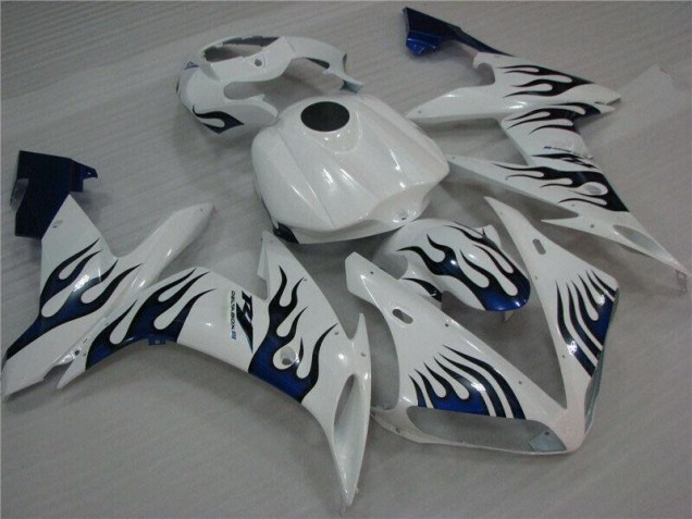 Carenado Yamaha R1 2004-2006 - Blanco Azul Llama Carenado Yamaha R1 2004-2006 - Blanco Azul Llama