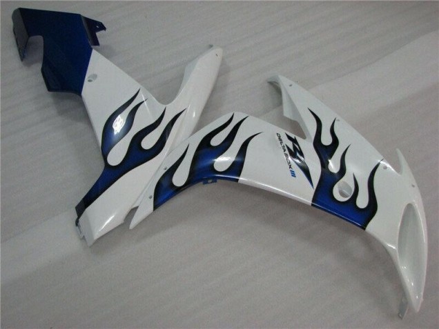 Carenado Yamaha R1 2004-2006 - Blanco Azul Llama Carenado Yamaha R1 2004-2006 - Blanco Azul Llama