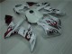 Carenado Yamaha R1 2004-2006 - Blanco Rojo Llama Carenado Yamaha R1 2004-2006 - Blanco Rojo Llama
