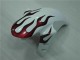 Carenado Yamaha R1 2004-2006 - Blanco Rojo Llama Carenado Yamaha R1 2004-2006 - Blanco Rojo Llama