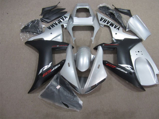 Carenado Yamaha R1 2004-2006 - Plata Negro Carenado Yamaha R1 2004-2006 - Plata Negro