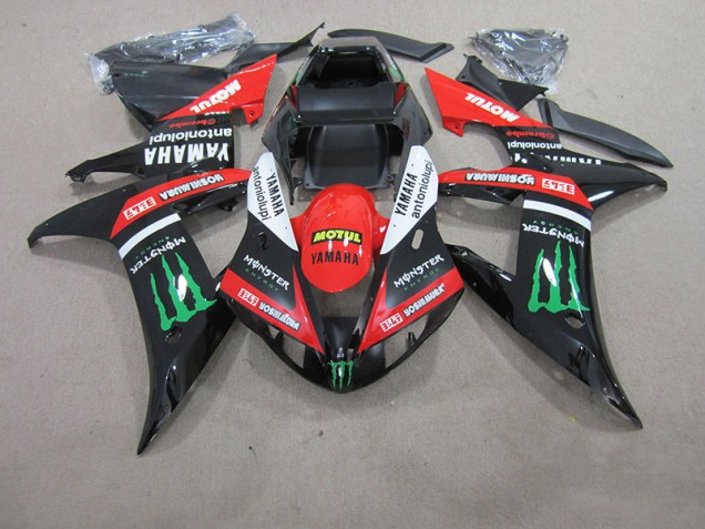 Carenado Yamaha R1 2004-2006 - Rojo Blanco Negro Motul Carenado Yamaha R1 2004-2006 - Rojo Blanco Negro Motul