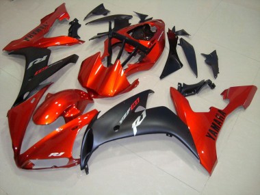 Carenado Yamaha R1 2004-2006 - Rojo Negro Mate