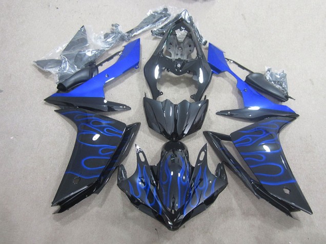 Carenado Yamaha R1 2007-2008 - Llama azul negra Carenado Yamaha R1 2007-2008 - Llama azul negra