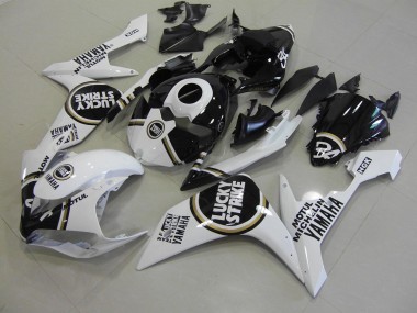 Carenado Yamaha R1 2007-2008 - Negro Lucky Strike