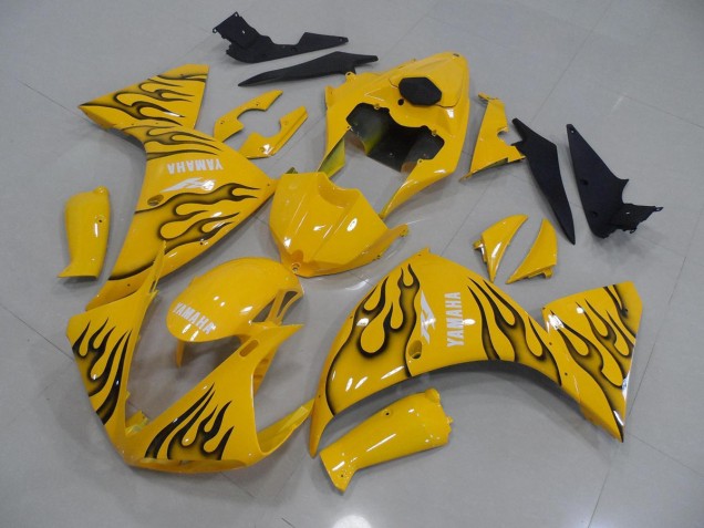 Carenado Yamaha R1 2009-2011 - Amarillo Negro Llama Carenado Yamaha R1 2009-2011 - Amarillo Negro Llama
