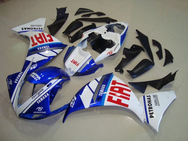 Carenado Yamaha R1 2009-2011 - Azul Blanco Fiat Carenado Yamaha R1 2009-2011 - Azul Blanco Fiat
