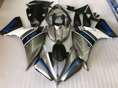 Carenado Yamaha R1 2012-2014 - Plata Azul