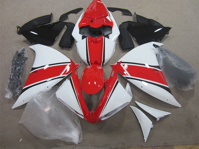 Carenado Yamaha R1 2012-2014 - Rojo Blanco Carenado Yamaha R1 2012-2014 - Rojo Blanco