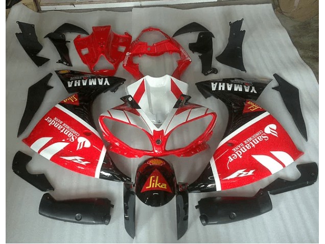 Carenado Yamaha R1 2012-2014 - Rojo Blanco & Negro Graphic Carenado Yamaha R1 2012-2014 - Rojo Blanco & Negro Graphic