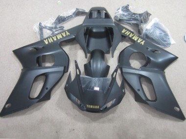 Carenado Yamaha R6 1998-2002 - Negro Amarillo Calcomanía