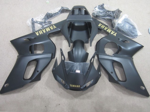 Carenado Yamaha R6 1998-2002 - Negro Amarillo Calcomanía Carenado Yamaha R6 1998-2002 - Negro Amarillo Calcomanía
