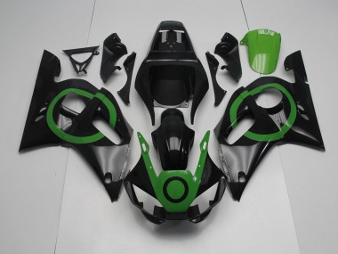 Carenado Yamaha R6 1998-2002 - Negro Verde Círculo