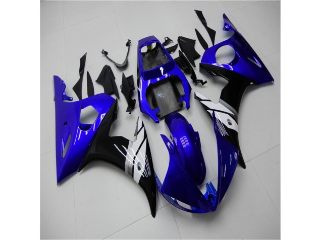 Carenado Yamaha R6 2003-2005 - Azul Blanco Negro Carenado Yamaha R6 2003-2005 - Azul Blanco Negro