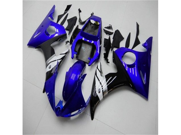 Carenado Yamaha R6 2003-2005 - Azul Blanco Negro Carenado Yamaha R6 2003-2005 - Azul Blanco Negro