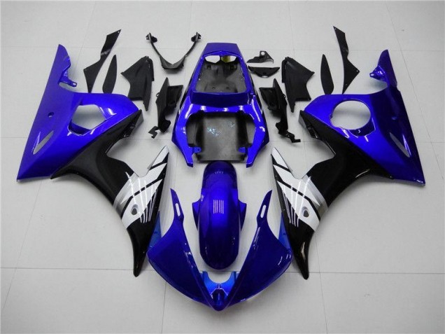 Carenado Yamaha R6 2003-2005 - Azul Blanco Negro Carenado Yamaha R6 2003-2005 - Azul Blanco Negro