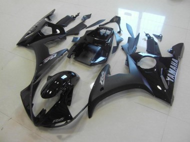 Carenado Yamaha R6 2003-2005 - Negro Mate Brillante Negro