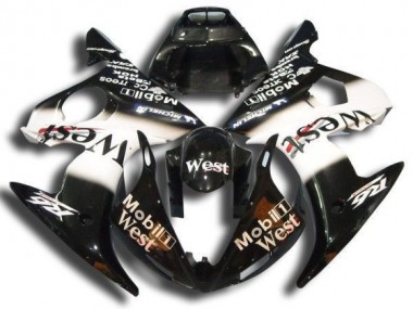Carenado Yamaha R6 2003-2005 - Negro Mobil West