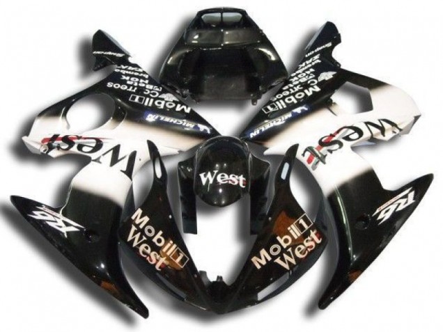 Carenado Yamaha R6 2003-2005 - Negro Mobil West