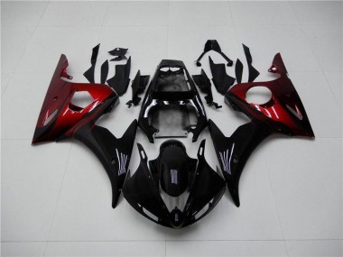 Carenado Yamaha R6 2003-2005 - Negro Rojo