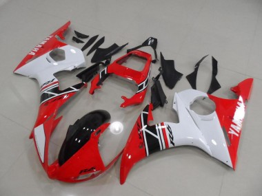 Carenado Yamaha R6 2003-2005 - Rojo & Blanco & Negro