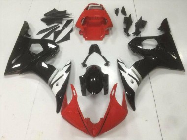 Carenado Yamaha R6 2003-2005 - Rojo Negro Blanco