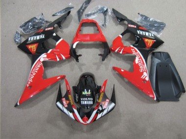 Carenado Yamaha R6 2003-2005 - Rojo Negro Santander