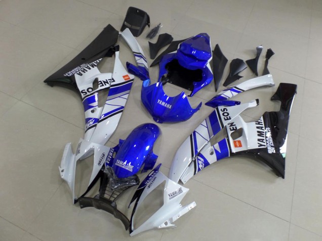 Carenado Yamaha R6 2006-2007 - Azul Azul Blanco ENEOS