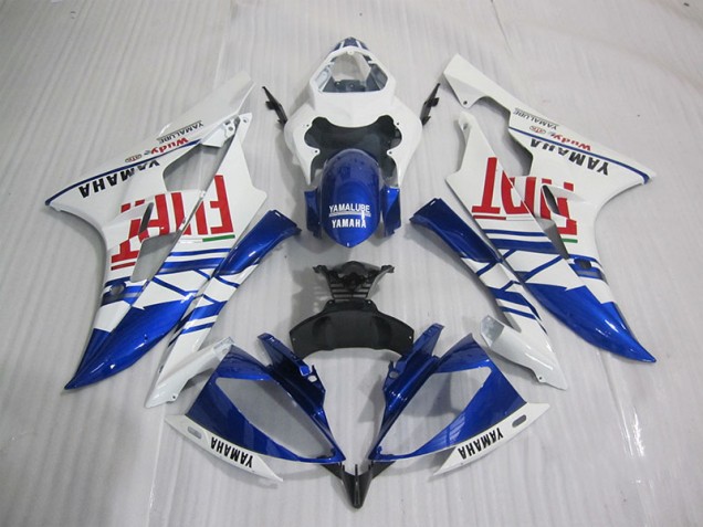 Carenado Yamaha R6 2006-2007 - Azul Blanco Fiat Carenado Yamaha R6 2006-2007 - Azul Blanco Fiat