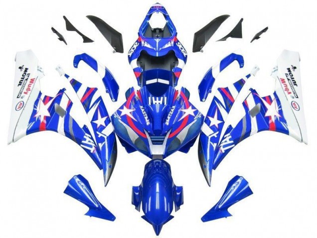 Carenado Yamaha R6 2006-2007 - Azul Estrella Fiat Carenado Yamaha R6 2006-2007 - Azul Estrella Fiat
