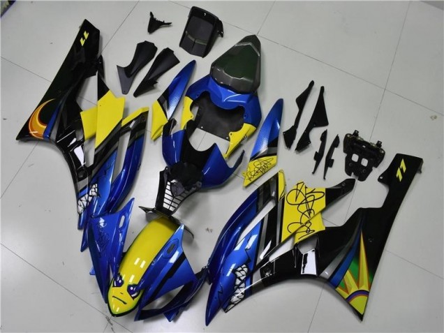 Carenado Yamaha R6 2006-2007 - Azul Tiburón Carenado Yamaha R6 2006-2007 - Azul Tiburón