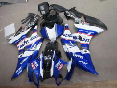 Carenado Yamaha R6 2006-2007 - Blanco Azul Sterilgarda Volvo