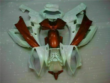 Carenado Yamaha R6 2006-2007 - Blanco Marrón