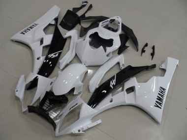 Carenado Yamaha R6 2006-2007 - Blanco & Negro