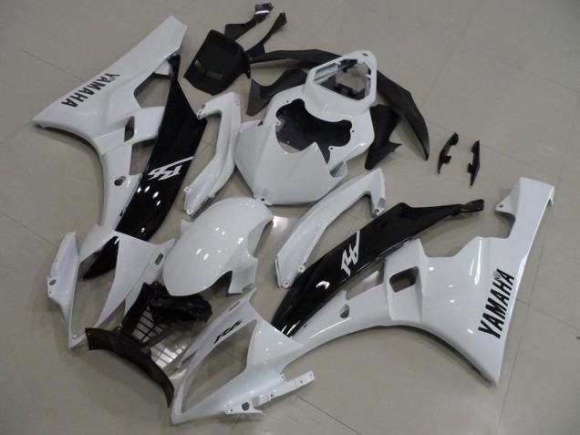 Carenado Yamaha R6 2006-2007 - Blanco & Negro Carenado Yamaha R6 2006-2007 - Blanco & Negro