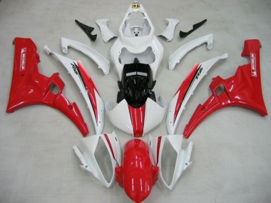 Carenado Yamaha R6 2006-2007 - Blanco Rojo Michelin