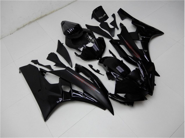 Carenado Yamaha R6 2006-2007 - Brillante Negro Mate Carenado Yamaha R6 2006-2007 - Brillante Negro Mate