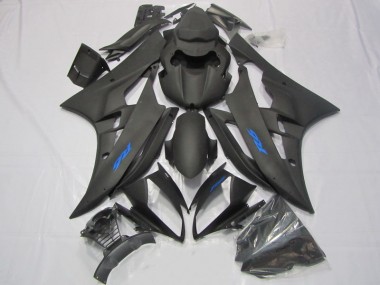 Carenado Yamaha R6 2006-2007 - Calcomanía negra y azul