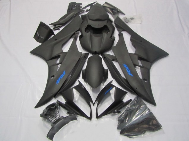 Carenado Yamaha R6 2006-2007 - Calcomanía negra y azul Carenado Yamaha R6 2006-2007 - Calcomanía negra y azul