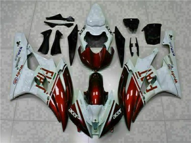 Carenado Yamaha R6 2006-2007 - Marrón Blanco