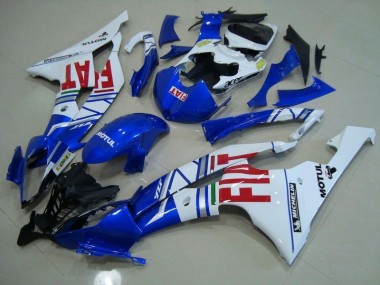 Carenado Yamaha R6 2008-2016 - Azul Blanco Rojo Fiat
