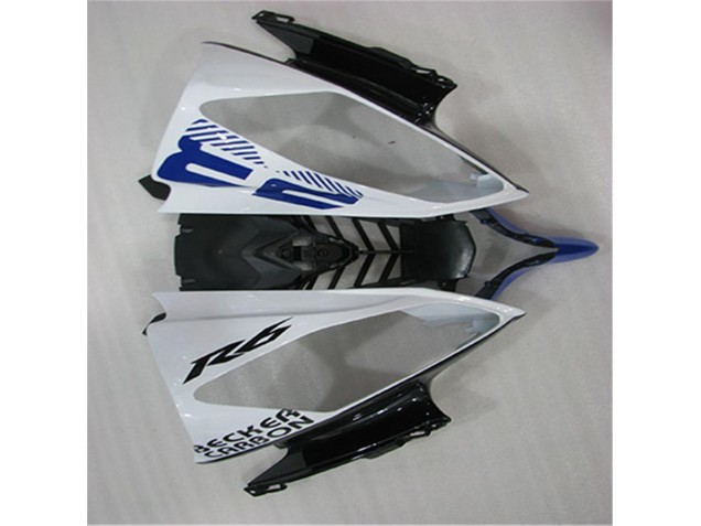 Carenado Yamaha R6 2008-2016 - Blanco Azul Negro Carenado Yamaha R6 2008-2016 - Blanco Azul Negro