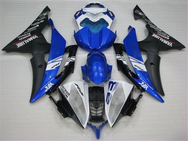 Carenado Yamaha R6 2008-2016 - Blanco Azul Negro