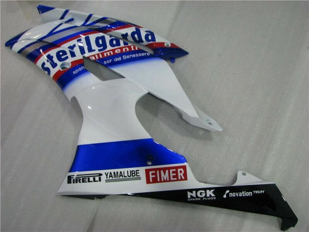Carenado Yamaha R6 2008-2016 - Blanco Azul Sterilgarda Volvo