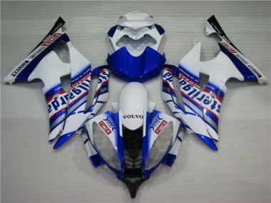 Carenado Yamaha R6 2008-2016 - Blanco Azul Sterilgarda Volvo