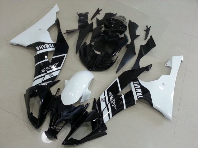 Carenado Yamaha R6 2008-2016 - Blanco & Negro Carenado Yamaha R6 2008-2016 - Blanco & Negro