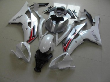 Carenado Yamaha R6 2008-2016 - Blanco Perla Plata