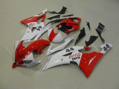 Carenado Yamaha R6 2008-2016 - Blanco Rojo Coca Cola Zero 44