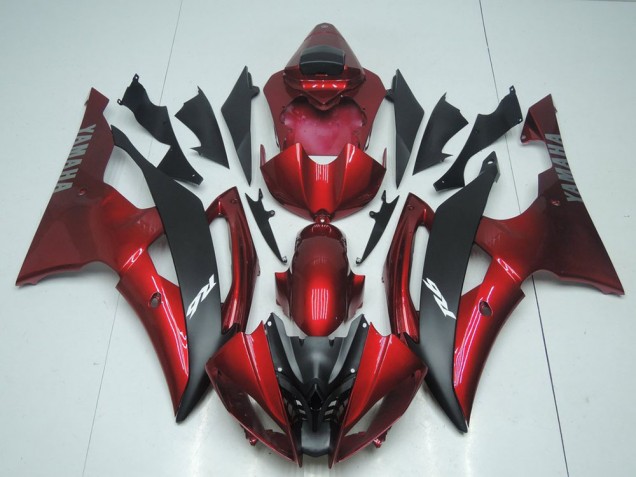 Carenado Yamaha R6 2008-2016 - Caramelo Rojo & Negro Carenado Yamaha R6 2008-2016 - Caramelo Rojo & Negro